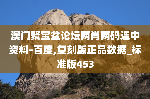 澳门聚宝盆论坛两肖两码连中资料-百度,复刻版正品数据_标准版453