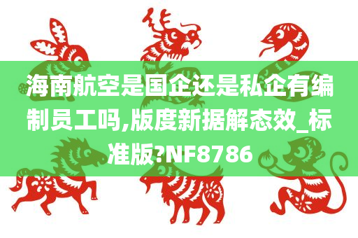 海南航空是国企还是私企有编制员工吗,版度新据解态效_标准版?NF8786