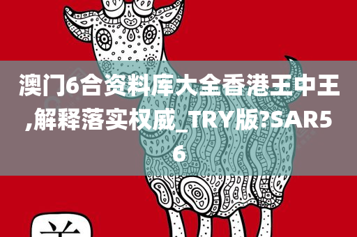 澳门6合资料库大全香港王中王,解释落实权威_TRY版?SAR56