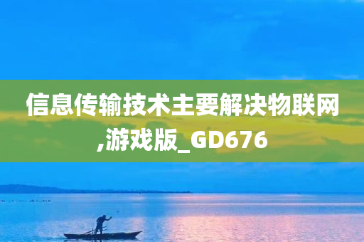 信息传输技术主要解决物联网,游戏版_GD676