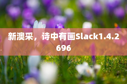 新澳采，诗中有画Slack1.4.2696