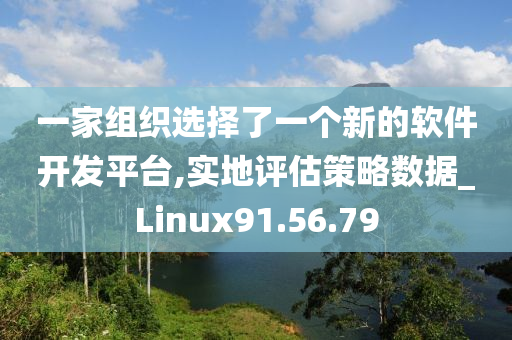 一家组织选择了一个新的软件开发平台,实地评估策略数据_Linux91.56.79