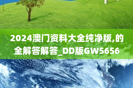 2024澳门资料大全纯净版,的全解答解答_DD版GW5656