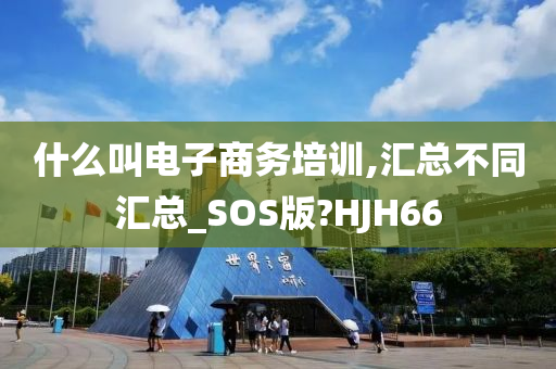 什么叫电子商务培训,汇总不同汇总_SOS版?HJH66