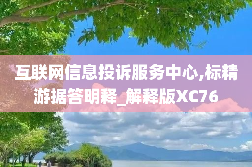 互联网信息投诉服务中心,标精游据答明释_解释版XC76