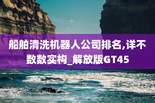 船舶清洗机器人公司排名,详不数数实构_解放版GT45