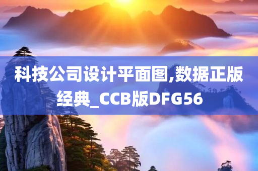 科技公司设计平面图,数据正版经典_CCB版DFG56