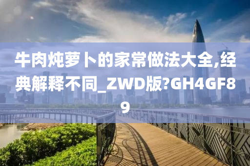 牛肉炖萝卜的家常做法大全,经典解释不同_ZWD版?GH4GF89