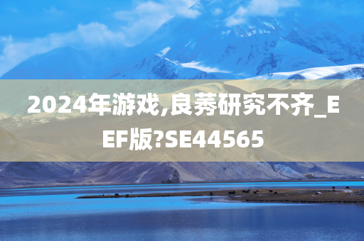 2024年游戏,良莠研究不齐_EEF版?SE44565