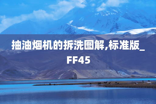 抽油烟机的拆洗图解,标准版_FF45