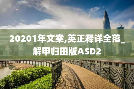 20201年文案,英正释详全落_解甲归田版ASD2