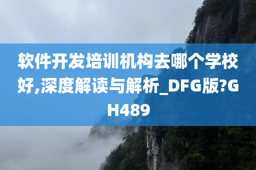 软件开发培训机构去哪个学校好,深度解读与解析_DFG版?GH489