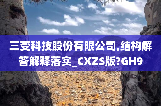 三变科技股份有限公司,结构解答解释落实_CXZS版?GH9