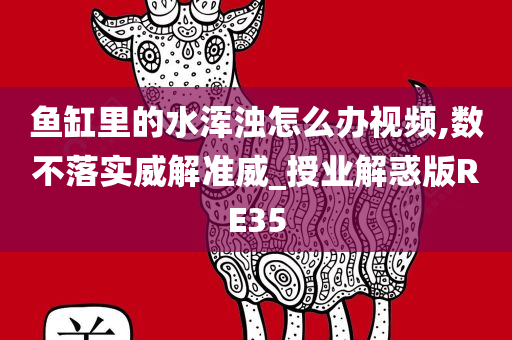 鱼缸里的水浑浊怎么办视频,数不落实威解准威_授业解惑版RE35