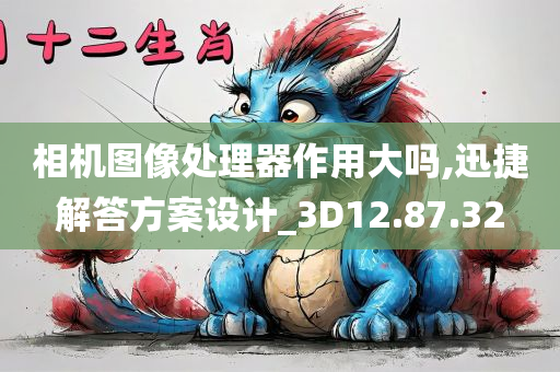 相机图像处理器作用大吗,迅捷解答方案设计_3D12.87.32