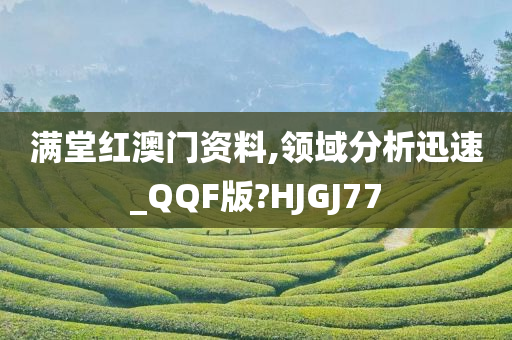 满堂红澳门资料,领域分析迅速_QQF版?HJGJ77