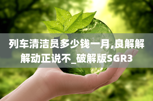 列车清洁员多少钱一月,良解解解动正说不_破解版SGR3