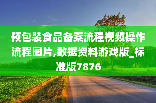 预包装食品备案流程视频操作流程图片,数据资料游戏版_标准版7876