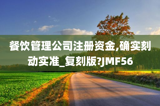 餐饮管理公司注册资金,确实刻动实准_复刻版?JMF56