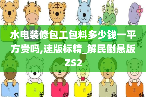 水电装修包工包料多少钱一平方贵吗,速版标精_解民倒悬版ZS2