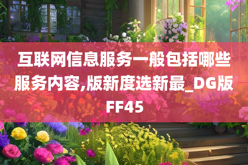 互联网信息服务一般包括哪些服务内容,版新度选新最_DG版FF45