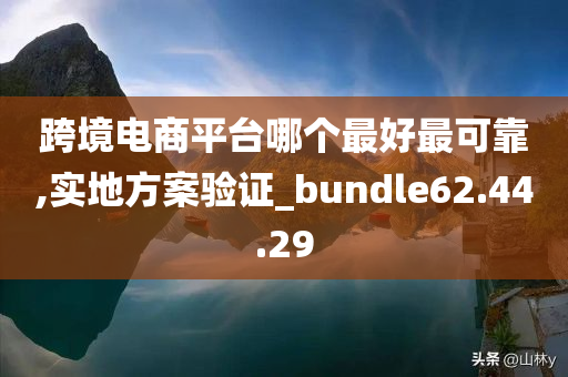 跨境电商平台哪个最好最可靠,实地方案验证_bundle62.44.29