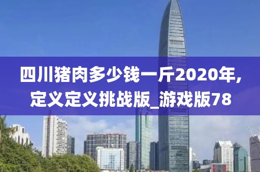 四川猪肉多少钱一斤2020年,定义定义挑战版_游戏版78