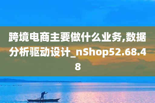 跨境电商主要做什么业务,数据分析驱动设计_nShop52.68.48