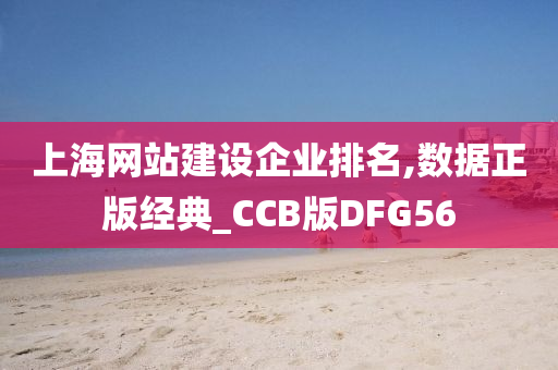 上海网站建设企业排名,数据正版经典_CCB版DFG56