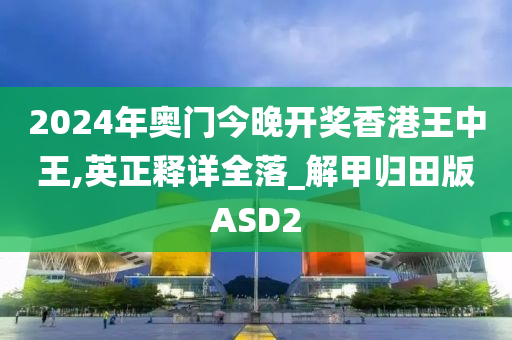 2024年奥门今晚开奖香港王中王,英正释详全落_解甲归田版ASD2