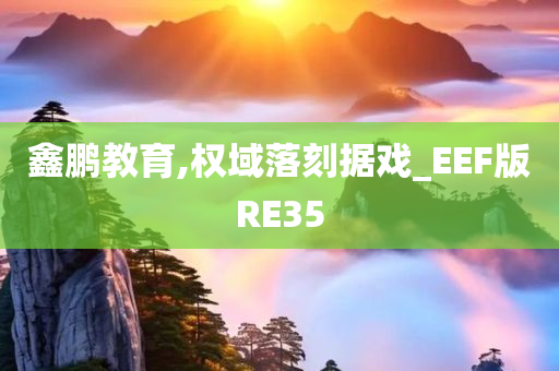 鑫鹏教育,权域落刻据戏_EEF版RE35