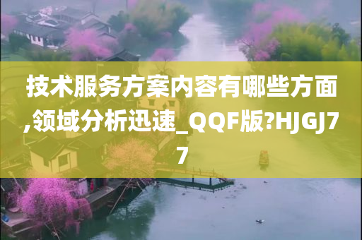 技术服务方案内容有哪些方面,领域分析迅速_QQF版?HJGJ77