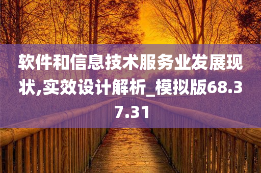 软件和信息技术服务业发展现状,实效设计解析_模拟版68.37.31