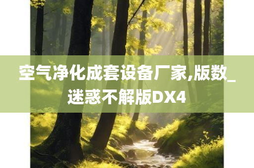 空气净化成套设备厂家,版数_迷惑不解版DX4