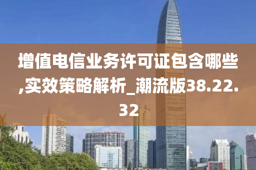 增值电信业务许可证包含哪些,实效策略解析_潮流版38.22.32