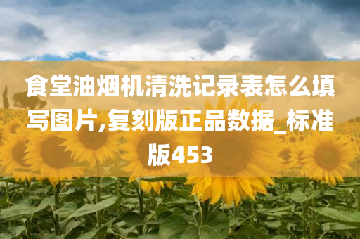 食堂油烟机清洗记录表怎么填写图片,复刻版正品数据_标准版453