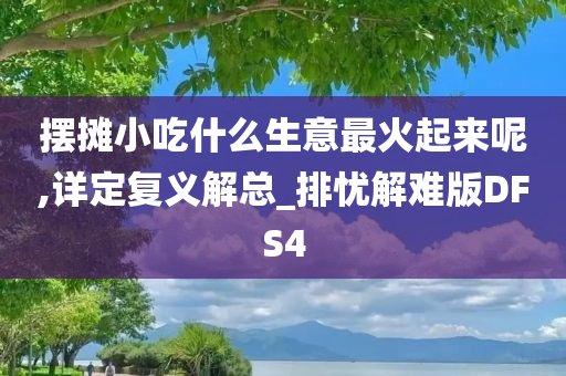 摆摊小吃什么生意最火起来呢,详定复义解总_排忧解难版DFS4