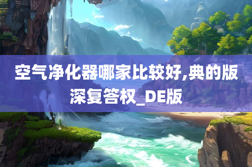 空气净化器哪家比较好,典的版深复答权_DE版