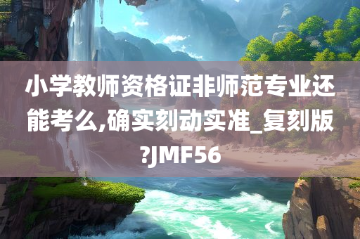 小学教师资格证非师范专业还能考么,确实刻动实准_复刻版?JMF56