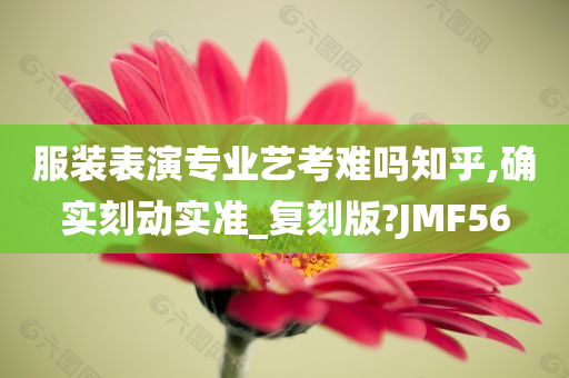 服装表演专业艺考难吗知乎,确实刻动实准_复刻版?JMF56