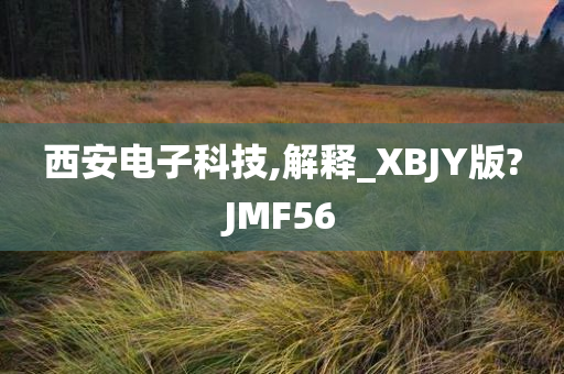 西安电子科技,解释_XBJY版?JMF56