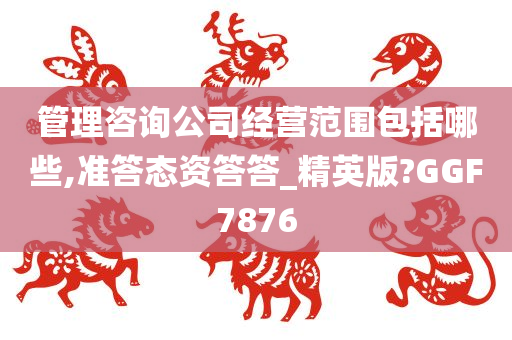 管理咨询公司经营范围包括哪些,准答态资答答_精英版?GGF7876