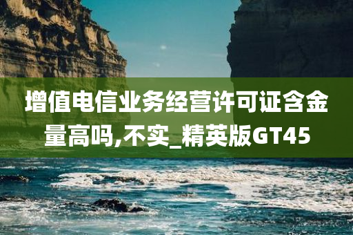 增值电信业务经营许可证含金量高吗,不实_精英版GT45