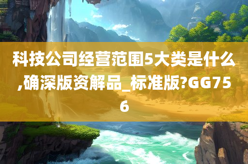 科技公司经营范围5大类是什么,确深版资解品_标准版?GG756