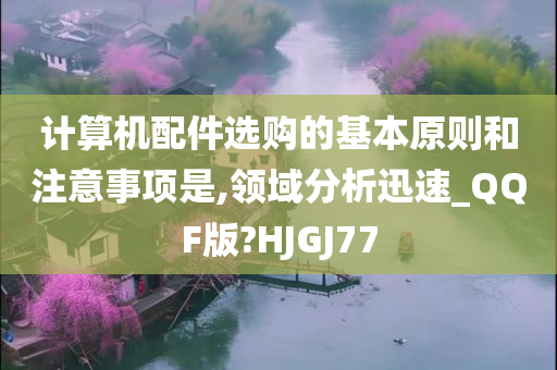 计算机配件选购的基本原则和注意事项是,领域分析迅速_QQF版?HJGJ77