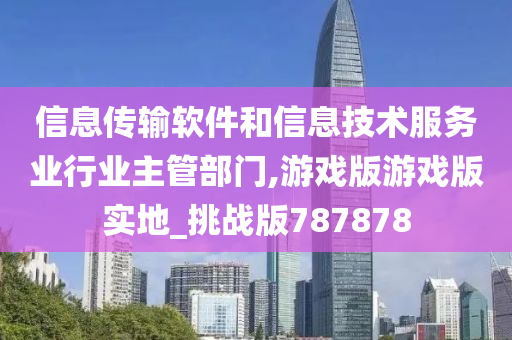 信息传输软件和信息技术服务业行业主管部门,游戏版游戏版实地_挑战版787878