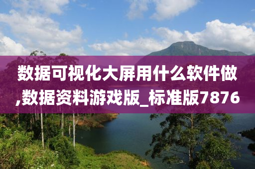 数据可视化大屏用什么软件做,数据资料游戏版_标准版7876