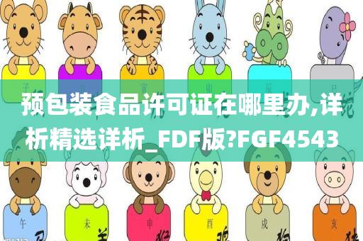 预包装食品许可证在哪里办,详析精选详析_FDF版?FGF4543