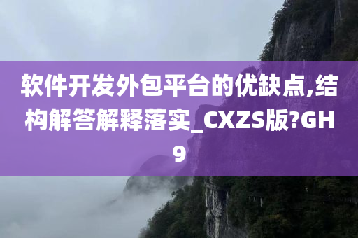 软件开发外包平台的优缺点,结构解答解释落实_CXZS版?GH9