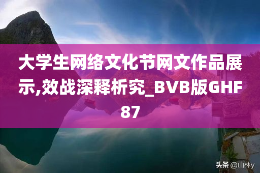 大学生网络文化节网文作品展示,效战深释析究_BVB版GHF87